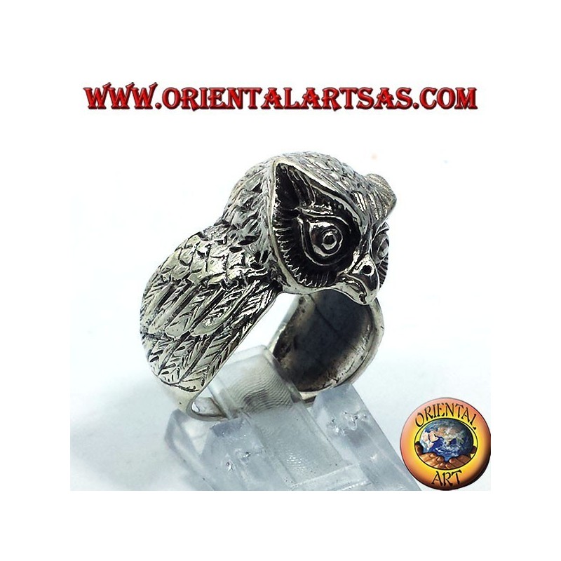 Bague en argent Owl