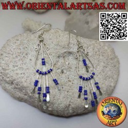 Orecchini in argento a...