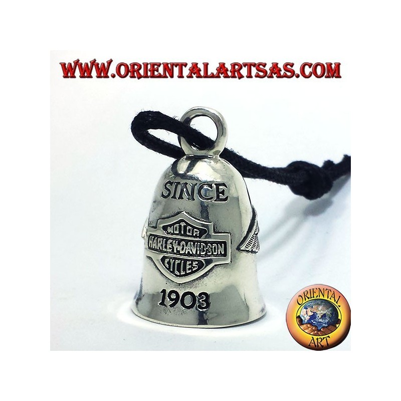 Campanello Harley Davidson in argento