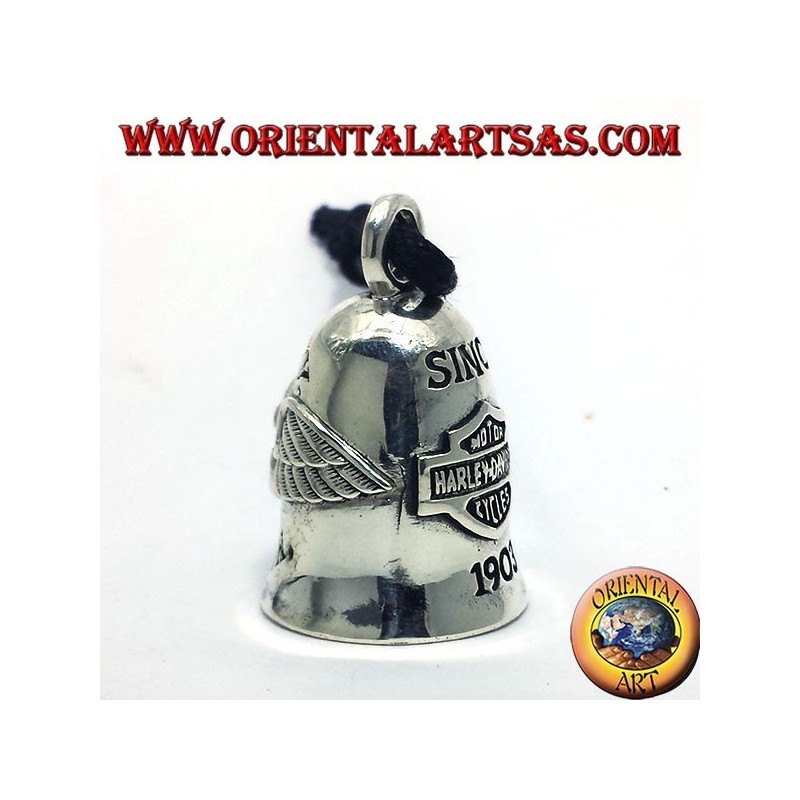 Bell a Harley Davidson argent