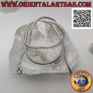 Collana in argento 925 ‰ a maglia snake da 42 cm x 2 mm