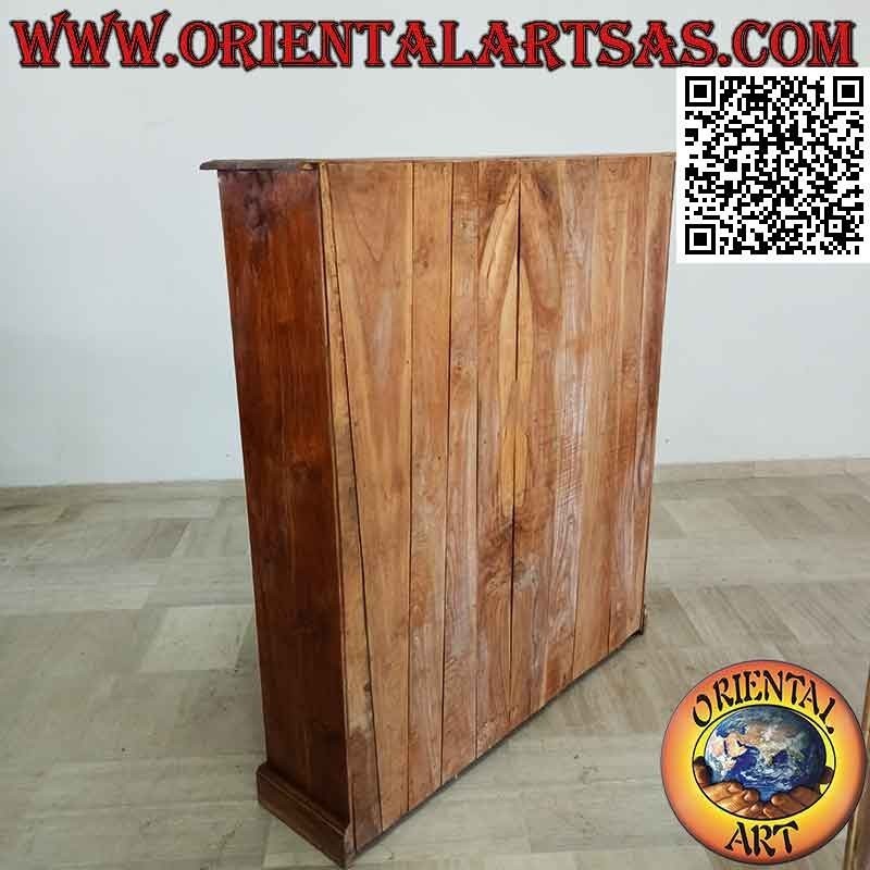 Cajonera para cartas de oficina con mini escritorios en madera de teca