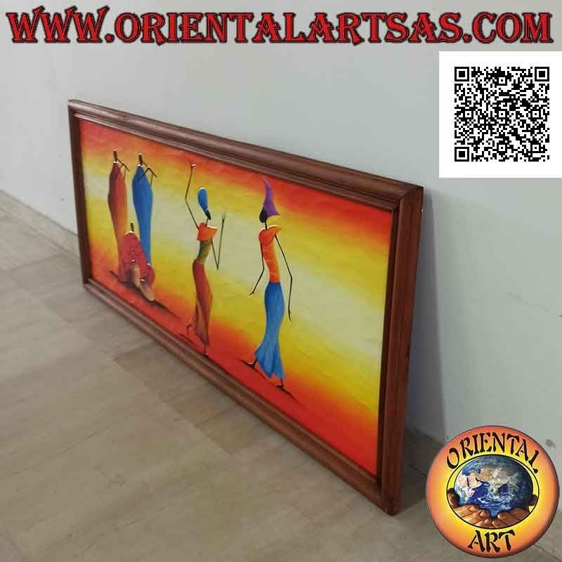 Quadro Dipinto a Mano “Musicisti e Danzatori” – Pezzo Unico