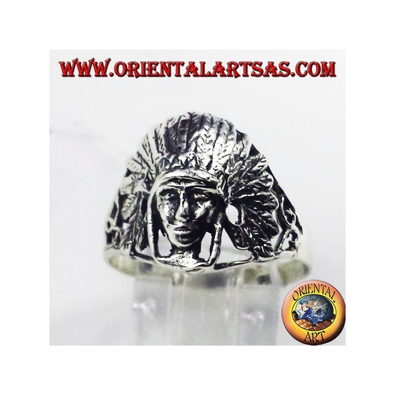 Bague en argent Indiens autochtones