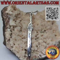 Silver sword pendant of the...