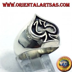Silberring Ace of Spades mit dreizehn