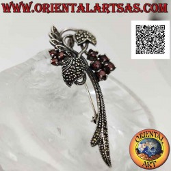 925 ‰ silver brooch in the...