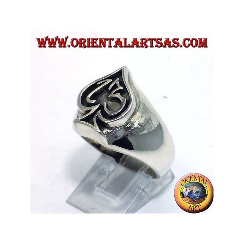 Bague en argent Ace of Spades avec treize