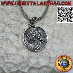 Pendentif en argent,...