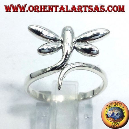 dragonflies silver ring