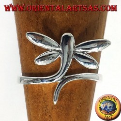 dragonflies silver ring