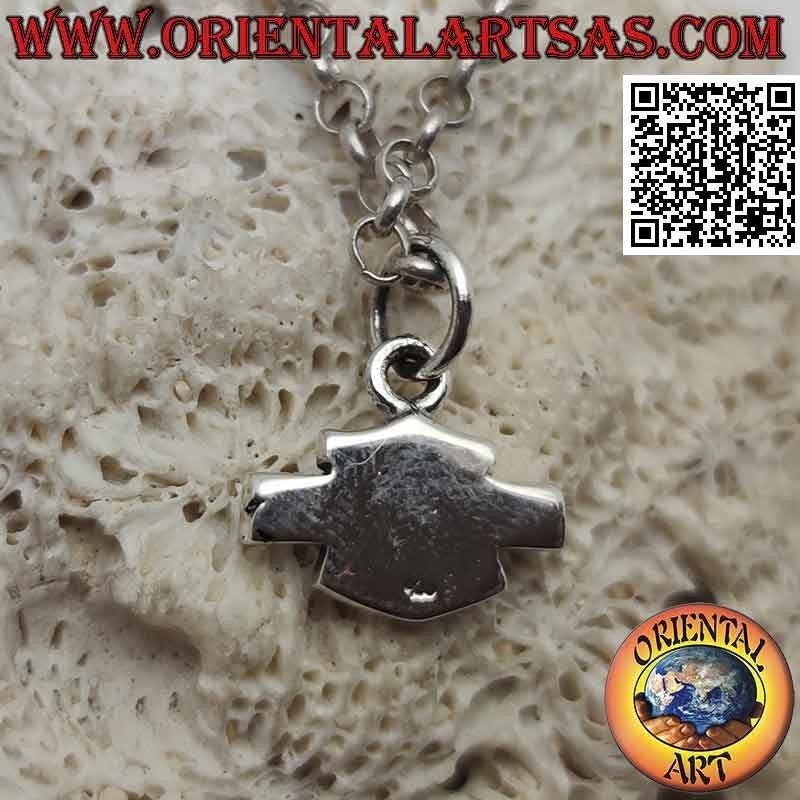 Pendentif en argent, emblème Harley Davidson (petit)