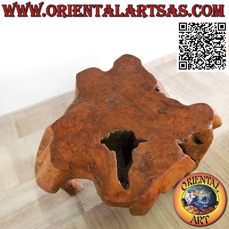 Wohnzimmertisch aus natürlichem Teakholz (70h x 90x97)