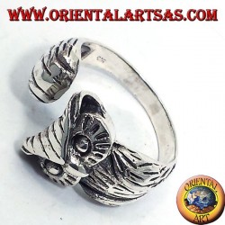 Bague en argent, Owl enveloppante