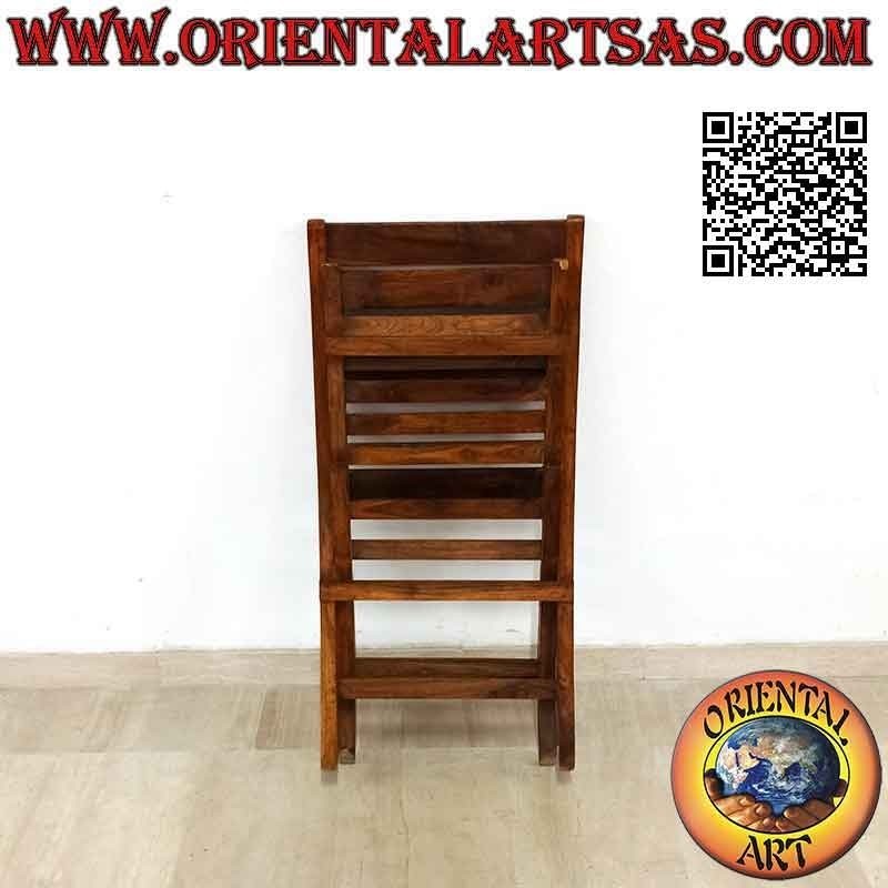 Silla plegable clásica en madera de teca