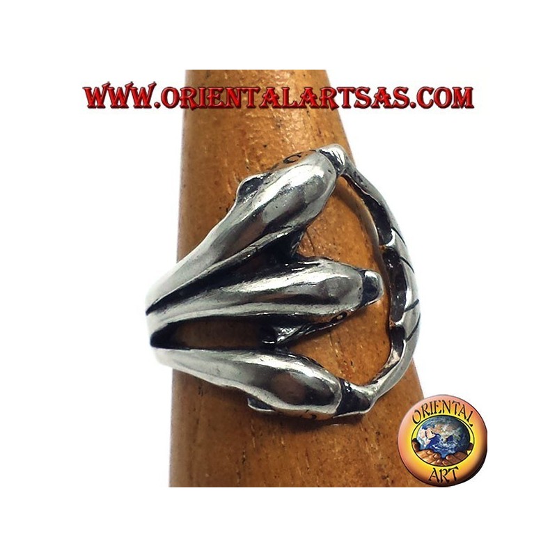 Silber Ring, drei Delphine