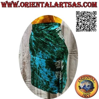 Miniskirt pareo cover-up with fish (simple), type 2