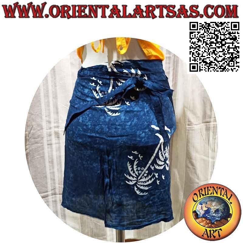 Minirock Pareo Cover-Up mit Palmen (einfach)