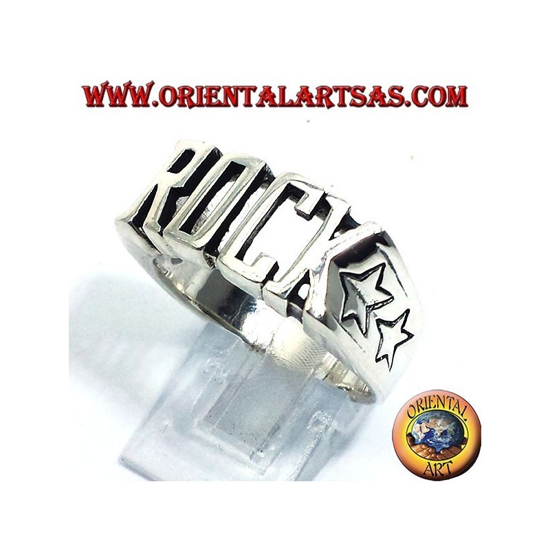 Anello in argento ROCK 