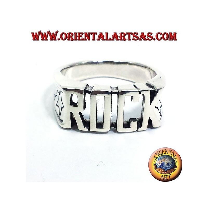 Anello in argento ROCK 