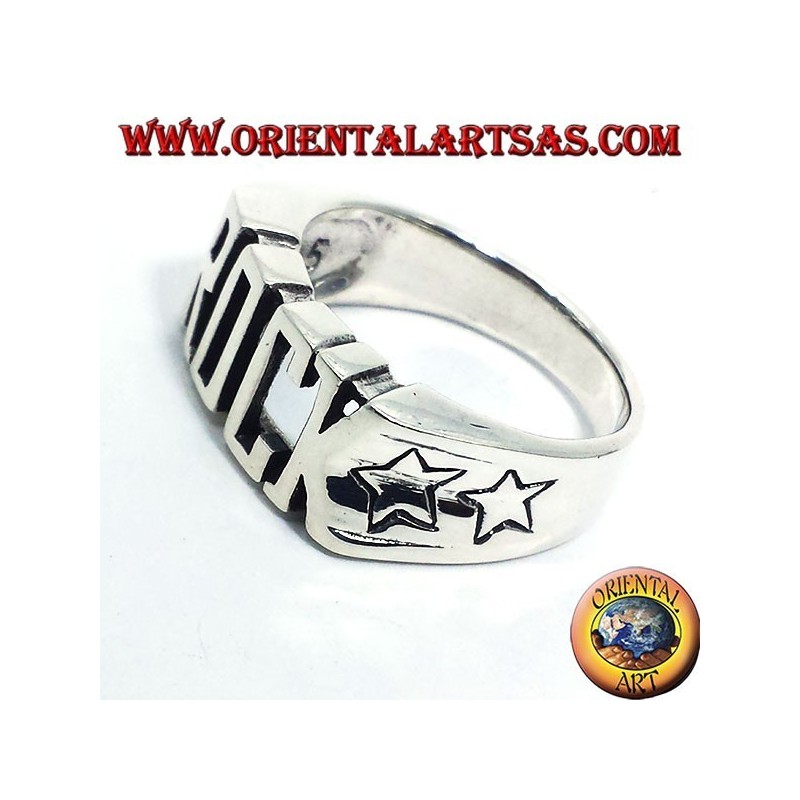Anello in argento ROCK 