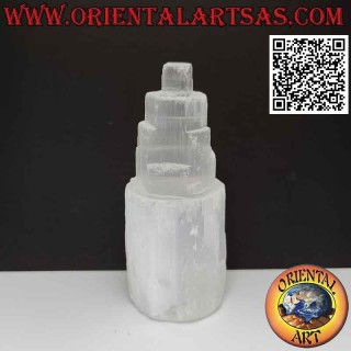 Torretta di selenite grezza da 10 cm