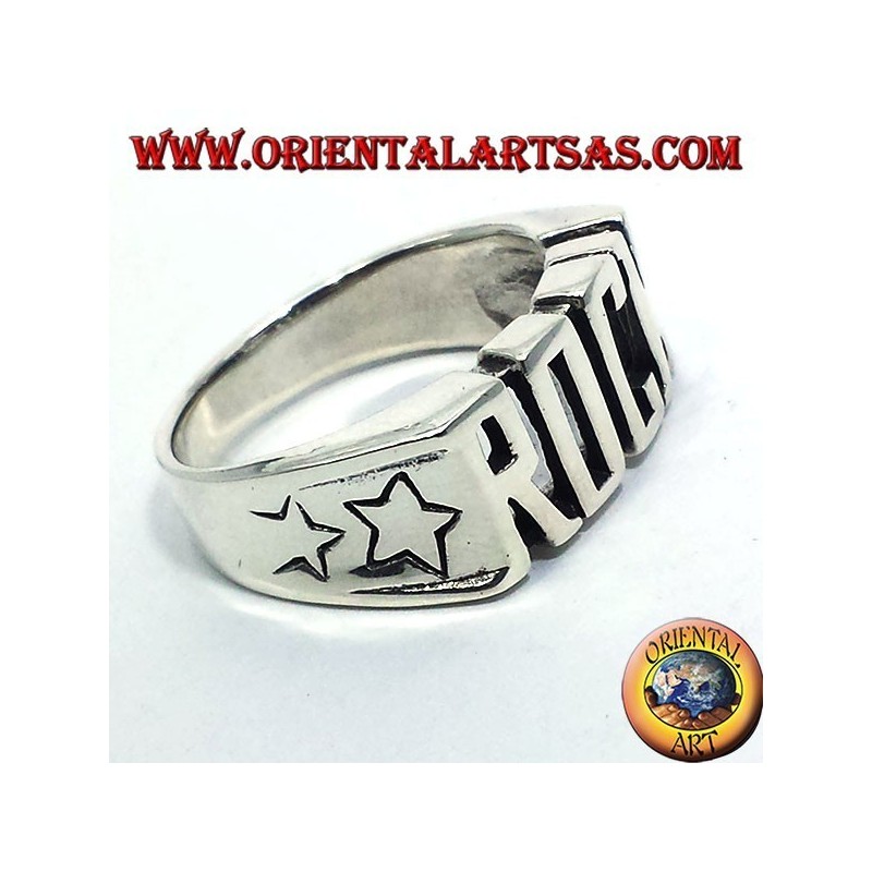 Anello in argento ROCK 