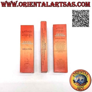 Incenso tibetano a stick di alta qualità "Kuru Kulle" - allevia lo stress (20 grammi - 20 bastoncini)