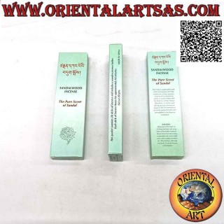 Incenso tibetano di alta qualità "Sandalwood" - il profumo puro del sandalo (20 grammi - 20 bastoncini)