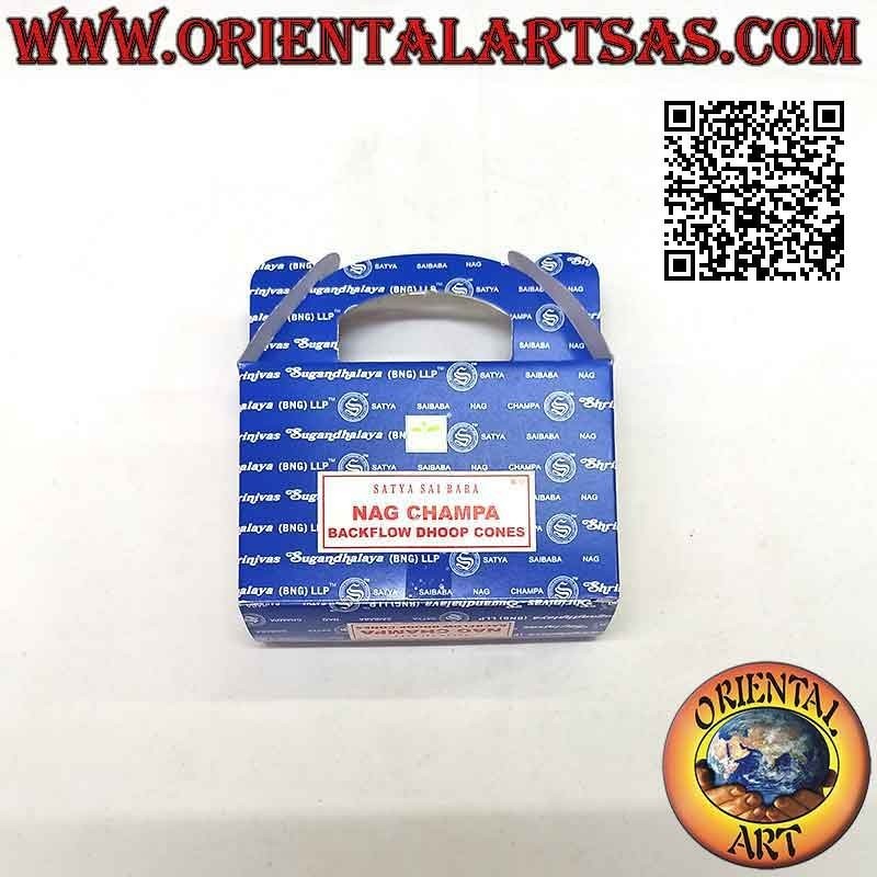 "Nag Champa" Räucherkegel für Rauchkaskade (Packung mit 24 Stück)