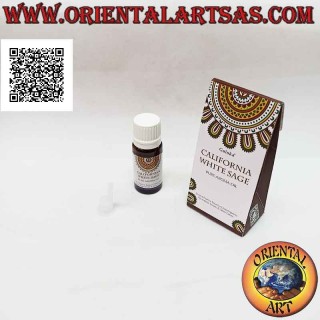 Huile essentielle aromatique pour diffuseur : Sauge Blanche de Californie, 10 ml