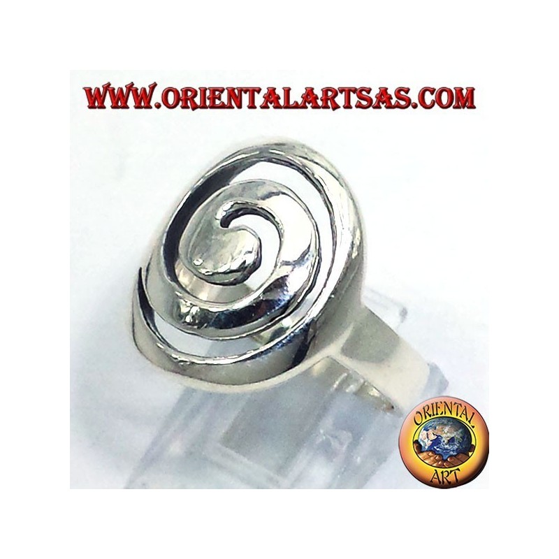 Silber Ring Spirale
