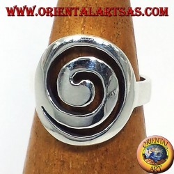 Bague en argent spirale