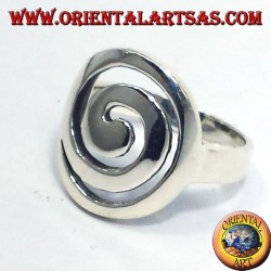 Bague en argent spirale