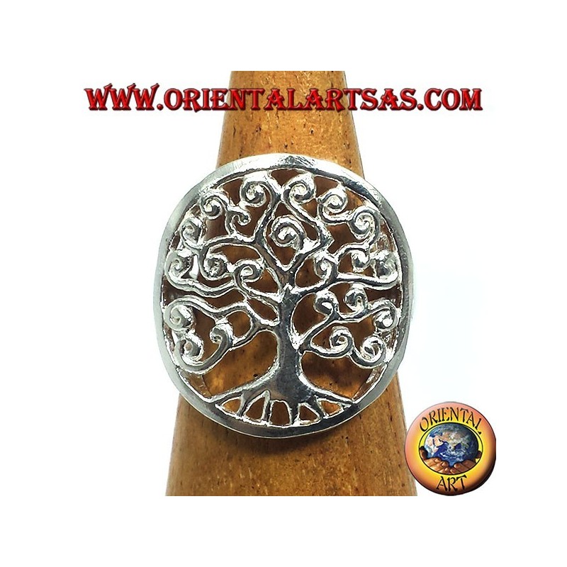 bague arbre de vie, argent 925, bijoux symboliques, cadeau renaissance, bague spirituelle, arbre de vie argent, bijoux nature