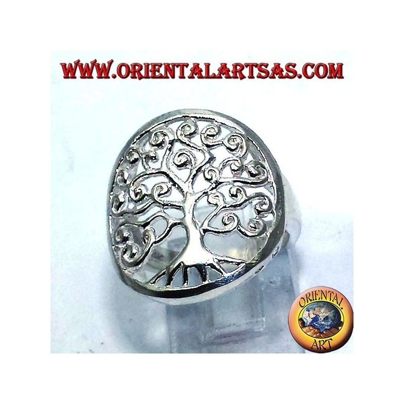 Anello in argento, Albero della Vita 