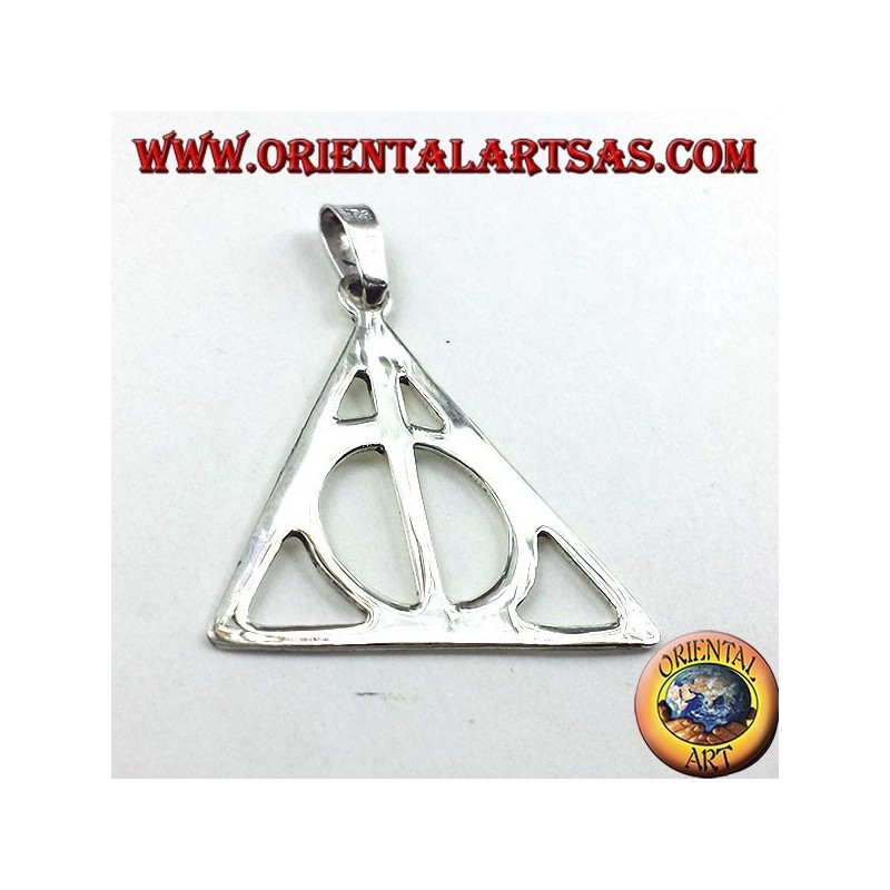 pendentif en argent Reliques de la Mort