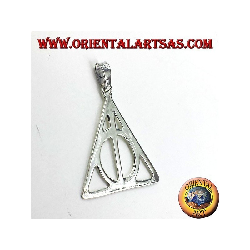 colgante de plata reliquias de la muerte