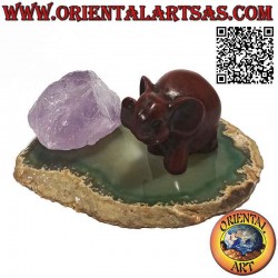 Thai Elefantenskulptur mit...