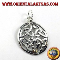 Silber Anhänger, Der Duleek Knoten (keltische Symbol)