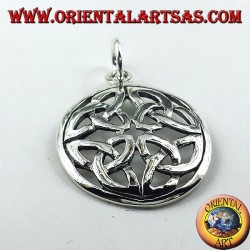 pendentif en argent, Le nœud Duleek (symbole celtique)