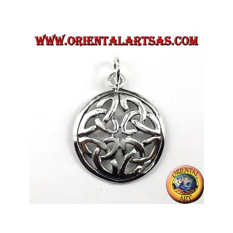 ciondolo in argento, Il nodo di Duleek simbolo celtico