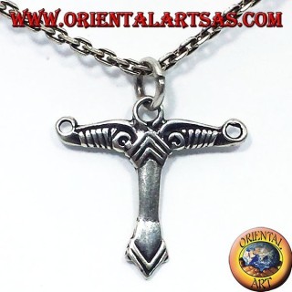 pendentif en argent, l'arbre du monde (symbole celtique)