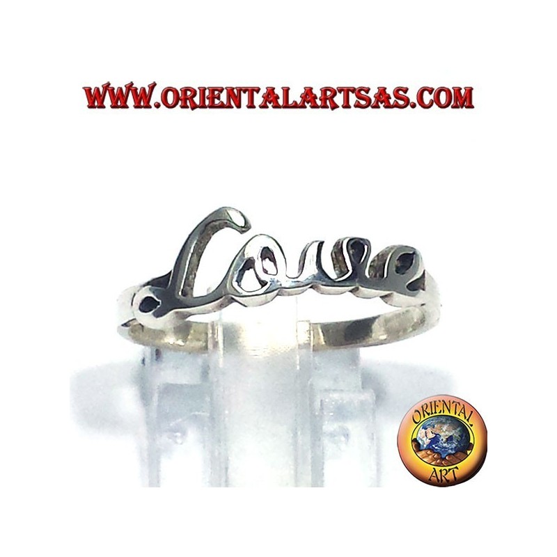 Silberring  LOVE