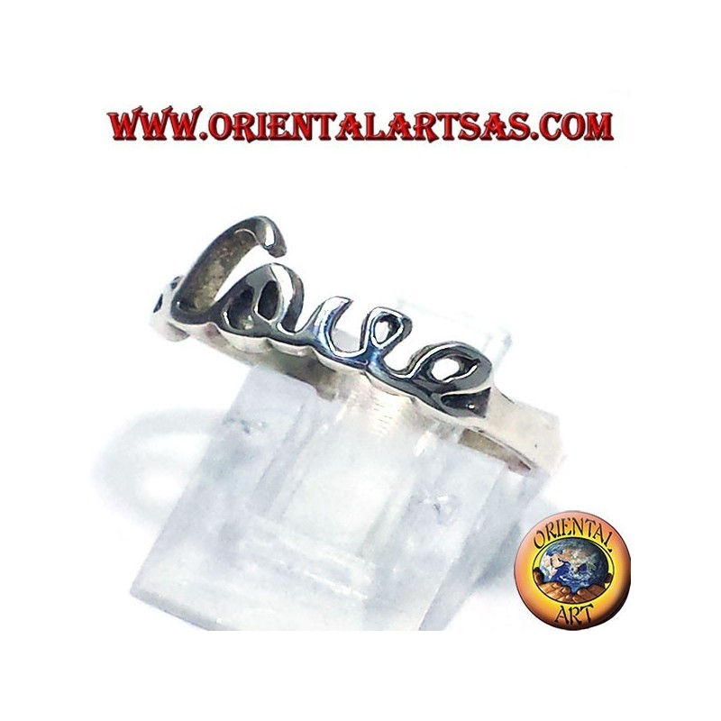 Silberring  LOVE