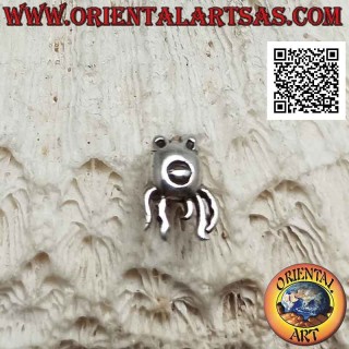 Pendiente de plata mini, el pulpo