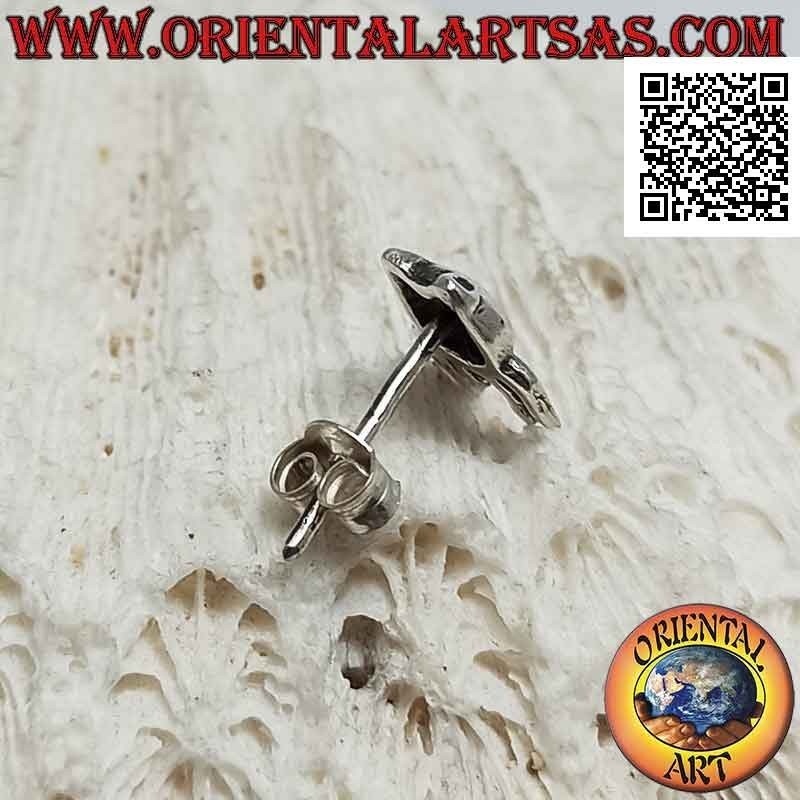 Mini Silberohrring, der Oktopus