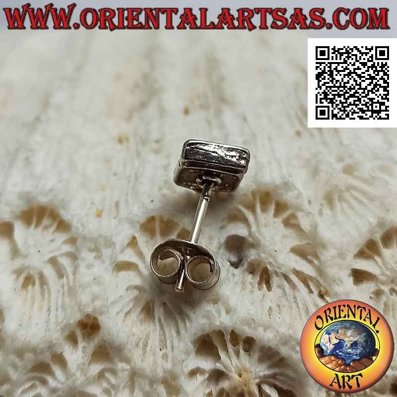 Mini boucle d'oreille en argent, la calculatrice historique