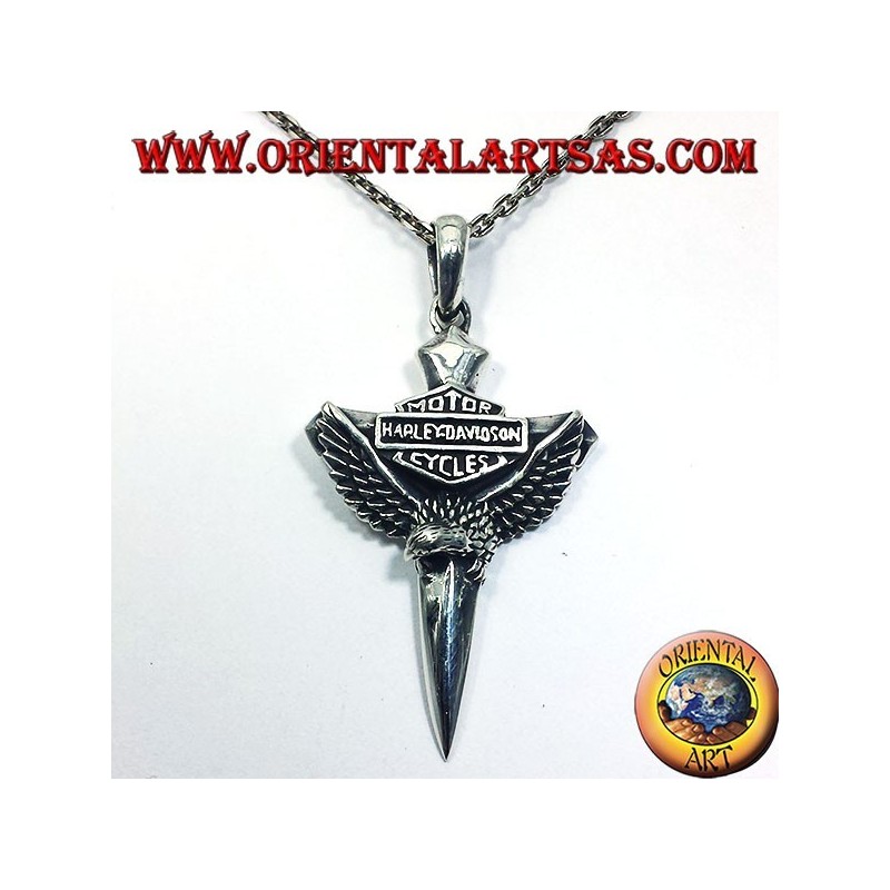 silver pendant Harley Davidson Eagle