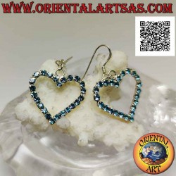 Silver leverback earrings...